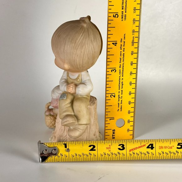 Vintage Precious Moments Love One Another Enesco Figurine 1978 Jonathan David - Picture 13 of 13